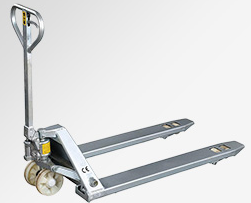 無塵車間為什么選擇使用不銹鋼手動液壓搬運車